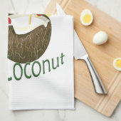 Coconut Drink Tiki Bar Towel Theedoek (Quarter Fold)