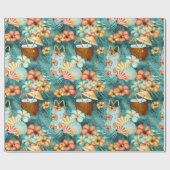 Coconut Drinks  Cadeaupapier (Vlak)