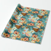 Coconut Drinks  Cadeaupapier (Uitgerold)