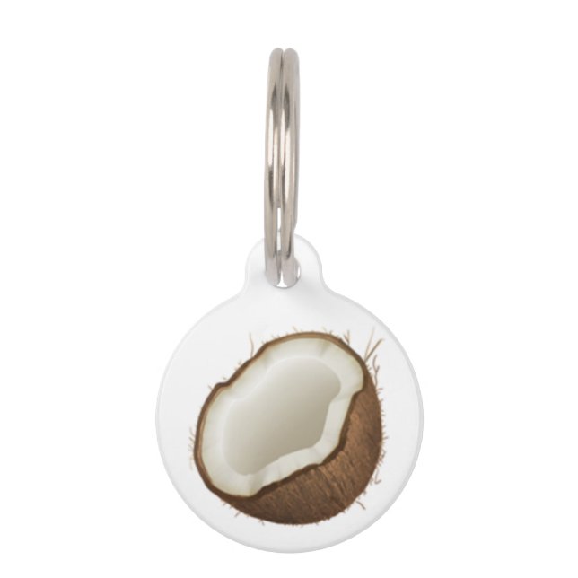 Coconut - Emoji Huisdierpenning (Achterkant)