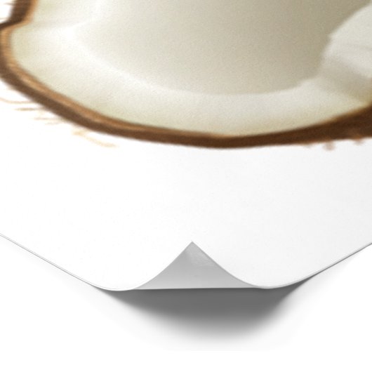 Coconut - Emoji Poster (Hoek)