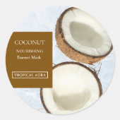 Coconut Facial Mask Label (Voorkant)