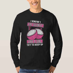 Coconut Girl Fruit - Melkboom Kokosnoot Premium T-shirt