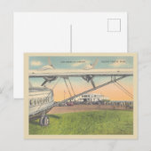  Coconut Grove Miami Florida Airport jaren '40 Briefkaart (Voorkant / Achterkant)