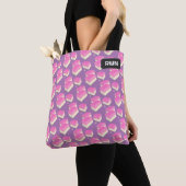 Coconut Ice Sweet Brits Snoep thema, eigen tekst Tote Bag (Dichtbij)