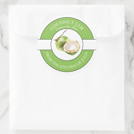 Coconut Jam Label (Tas)