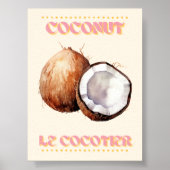 Coconut Le Cocotier Frans Poster (Voorkant)