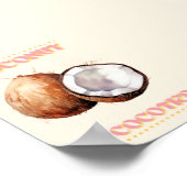 Coconut Le Cocotier Frans Poster (Hoek)