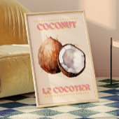 Coconut Le Cocotier Frans Poster