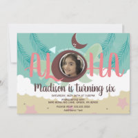 Coconut Luau Foto Tropical Beach Birthday Party