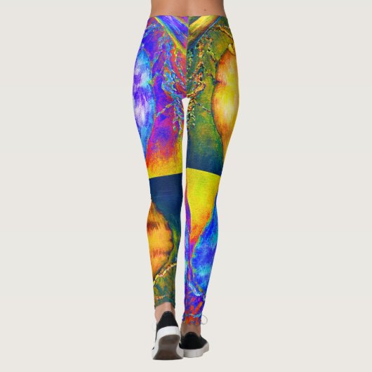 Coconut Mid Century Style Leggings (Achterkant)