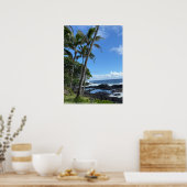 Coconut Palm Beach Hawaii Poster @3dudes1life (Keuken)