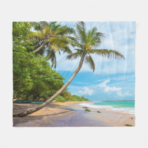 Coconut Palm, Mirissa Beach Sri Lanka Fleece Deken