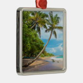 Coconut Palm, Mirissa Beach | Sri Lanka Metalen Ornament (Rechts)