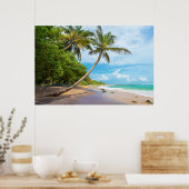 Coconut Palm, Mirissa Beach | Sri Lanka Poster (Keuken)