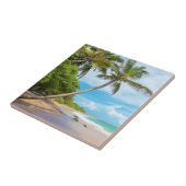 Coconut Palm, Mirissa Beach | Sri Lanka Tegeltje (Zijkant)