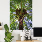 Coconut Palm Poster (Thuiskantoor)
