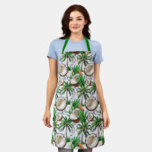 Coconut Palm Tree Tropical Pattern Design Schort (Gedragen)