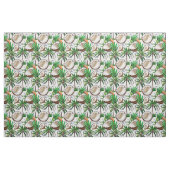 Coconut Palm Tree Tropical Pattern Design Stof (Yard (91,4 cm))