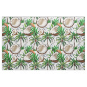 Coconut Palm Tree Tropical Pattern Design Stof (Fat Quarter)