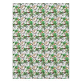 Coconut Palm Tree Tropical Pattern Design Tafelkleed (Voorkant)