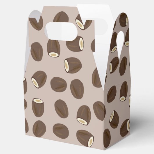 Coconut Pattern Bedankdoosjes (Geopend)