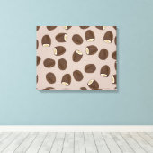 Coconut Pattern Canvas Afdruk (Insitu (Houten vloer))