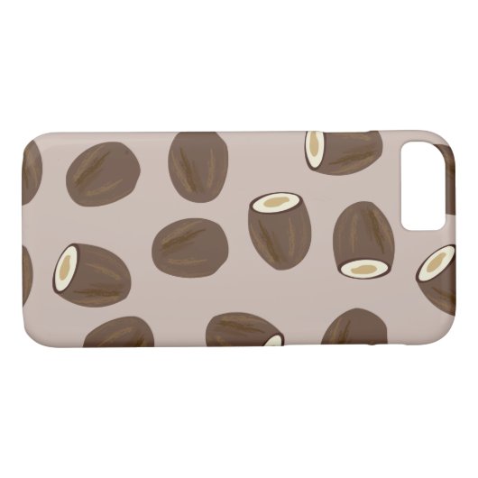 Coconut Pattern Case-Mate iPhone Case (Achterkant (Horizontaal))