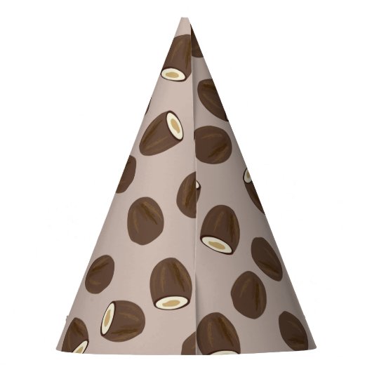 Coconut Pattern Feesthoedjes (Achterkant)