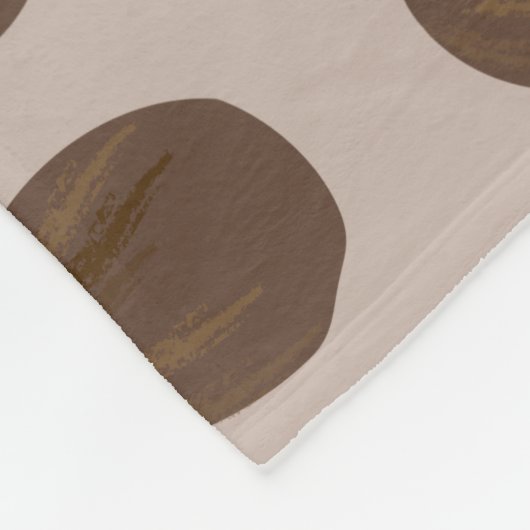 Coconut Pattern Fleece Deken (Hoek)