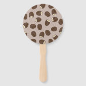 Coconut Pattern Handwaaier (Achterkant)