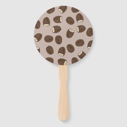 Coconut Pattern Handwaaier (Achterkant)