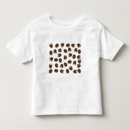 Coconut Pattern Kinder Shirts (Voorkant)
