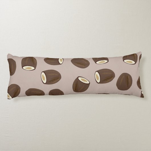 Coconut Pattern Lichaamskussen (Achterkant)