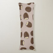 Coconut Pattern Lichaamskussen (Voorkant Verticaal)