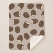 Coconut Pattern Sherpa Deken (Voorkant)