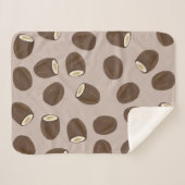 Coconut Pattern Sherpa Deken (Voorkant (horizontaal))