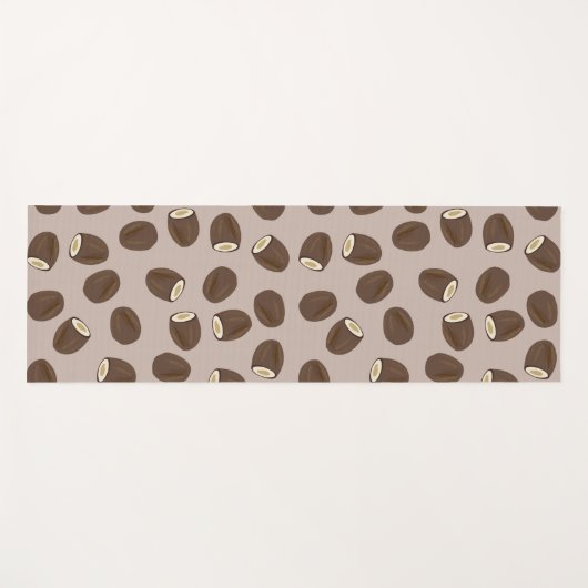 Coconut Pattern Yogamat (Voorkant (horizontaal))