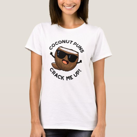 Coconut Puns haalt me op schamel. T-shirt (Voorkant)