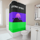 Coconut Republic Design nr.2803 Douchegordijn (In situ)