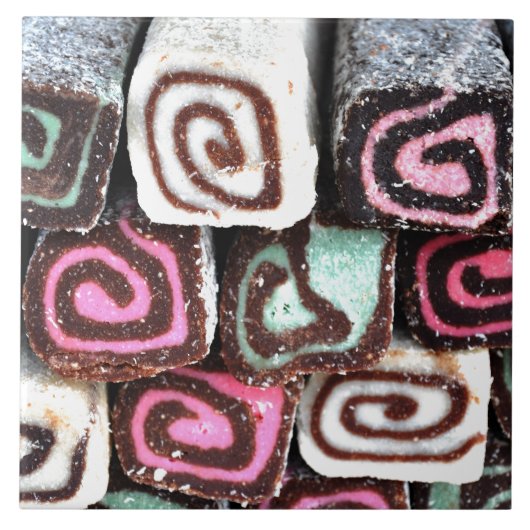 Coconut Roll-behandelingen Tegeltje (Voorkant)