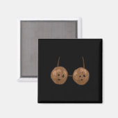 Coconut Summer Coconuts Bra Funny Coconut Magneet (Voorkant / Achterkant)