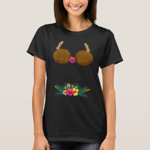 Coconut Summer Coconuts Bra Halloween Summer T-shirt