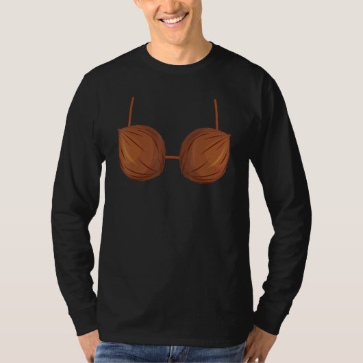 Coconut Summer Coconuts Bra Halloween Summer T-shirt (Voorkant)