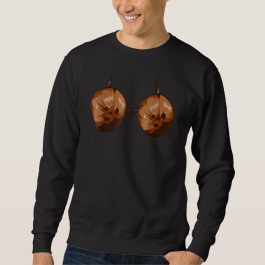 Coconut Summer Coconuts Bra Halloween Summer Trui (Voorkant)