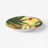 Coconut Tiki Bar Luau Tropical Papieren Kommen (Gebogen)