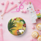 Coconut Tiki Bar Luau Tropical Papieren Kommen (Feest)
