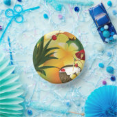 Coconut Tiki Bar Luau Tropical Papieren Kommen (Feest)