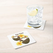 Coconut Tiki Time Bar Cocktail Kartonnen Onderzetters (Insitu)