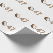 Coconut Tree Campaign Slogan 47 Kamala Verklaring  Cadeaupapier (Hoek)